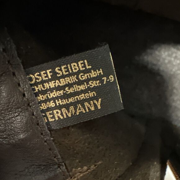 Josef Seibel Brown Suede Chelsea Boots Size EU 36 US 5.5-6 Camoflauge Sole - Picture 8 of 12